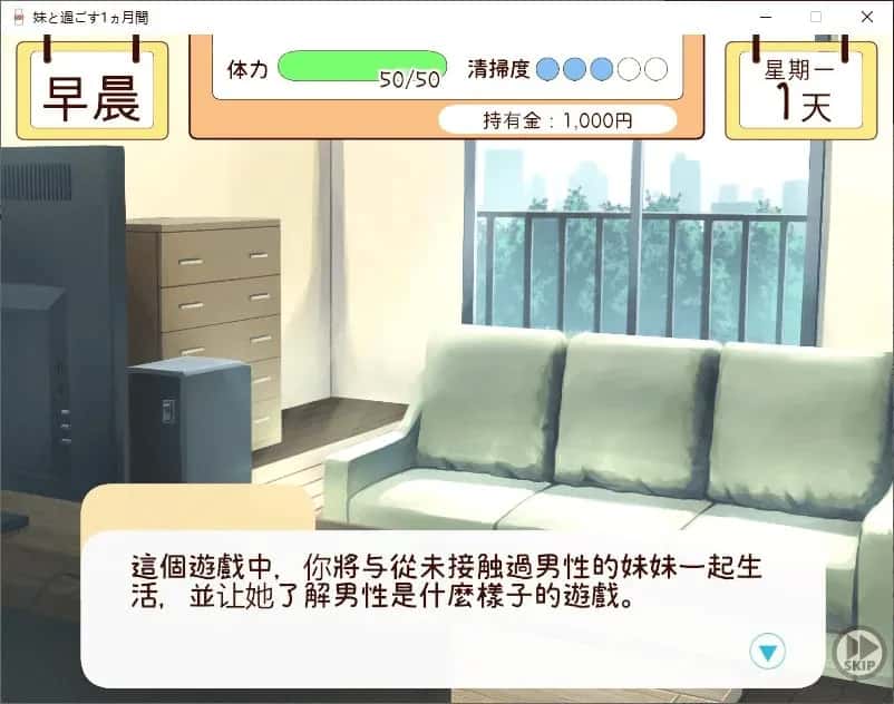 和妹妹一起度过的一个月 版游戏封面